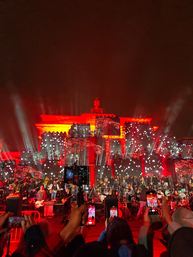 Mauerfallfestival, Brandenburg Gate