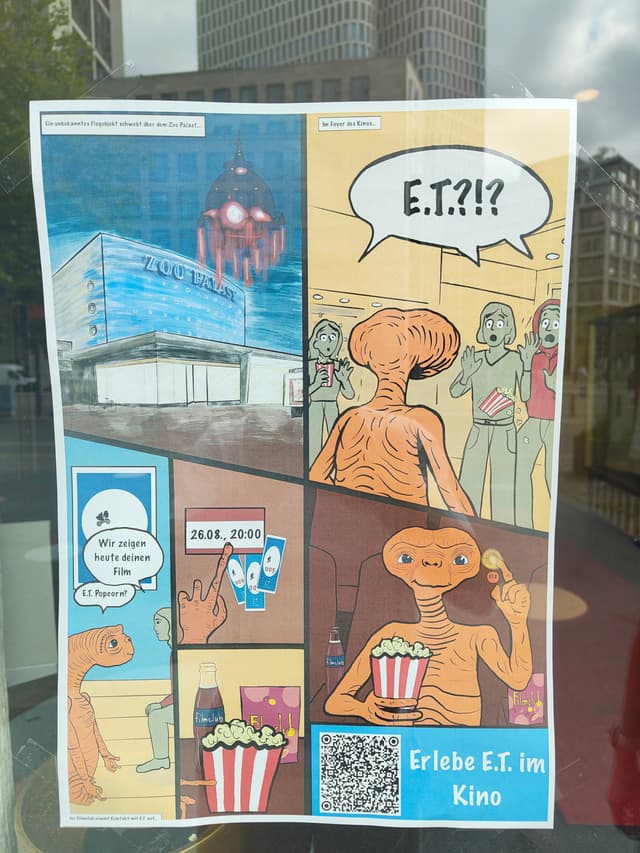 Screening of E.T., Zoopalast Berlin